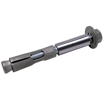 CHUMBADOR DE EXPANSÃO – O espaçador tubular é utilizado como distanciador e limitador de curso entre a bucha de expansão e a cabeça do parafuso.